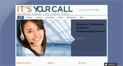 Desktop Screenshot of itsyourcall.com